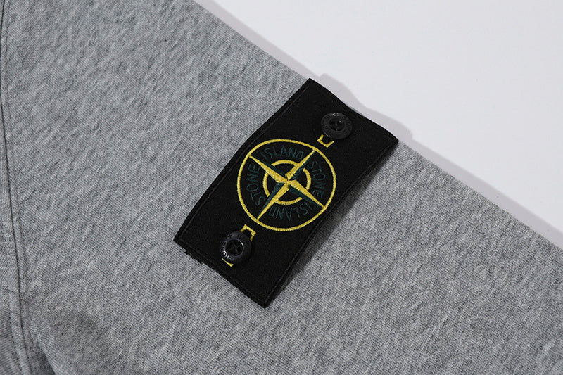 Stone Island Classic Compass Badge Pullover Hoodie Sweatshirt