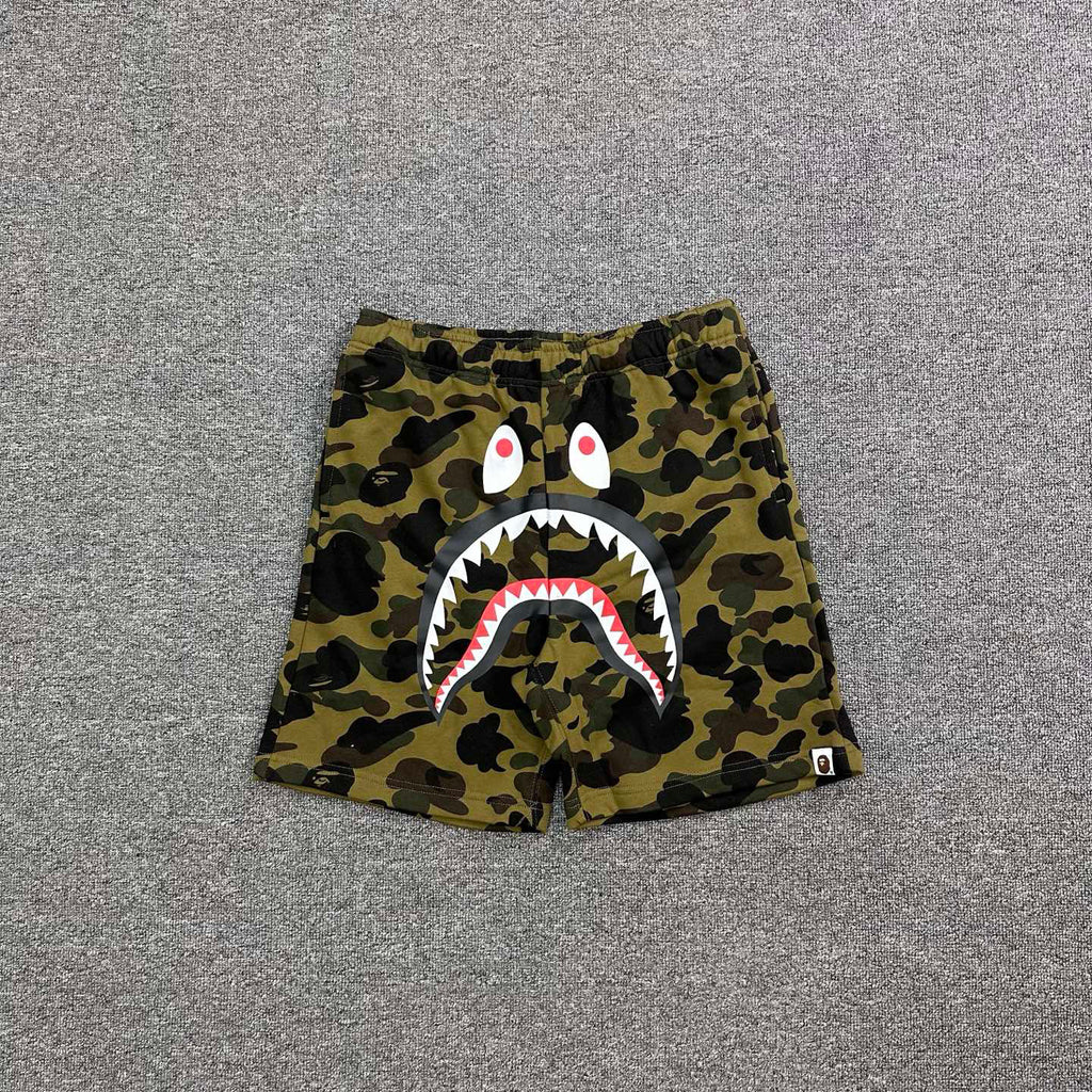 BAPE Camo Shark Shorts