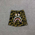 BAPE Camo Shark Shorts
