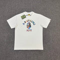 BAPE Art Camo Fluid Gradient College Ape Head Oversized Heavyweight Unisex T-Shirt