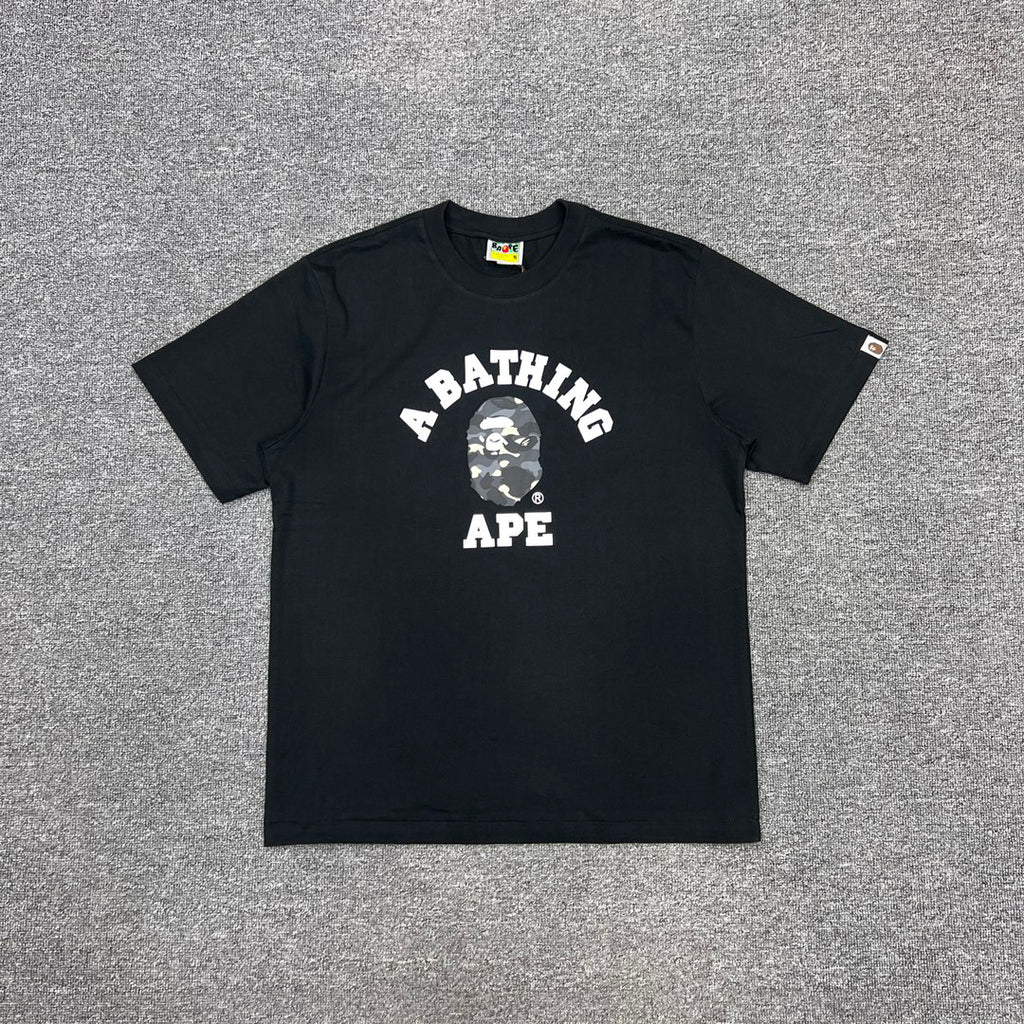 BAPE City Camo College Logo Ape Head Tee Oversized Unisex T-Shirt — Four Colourways