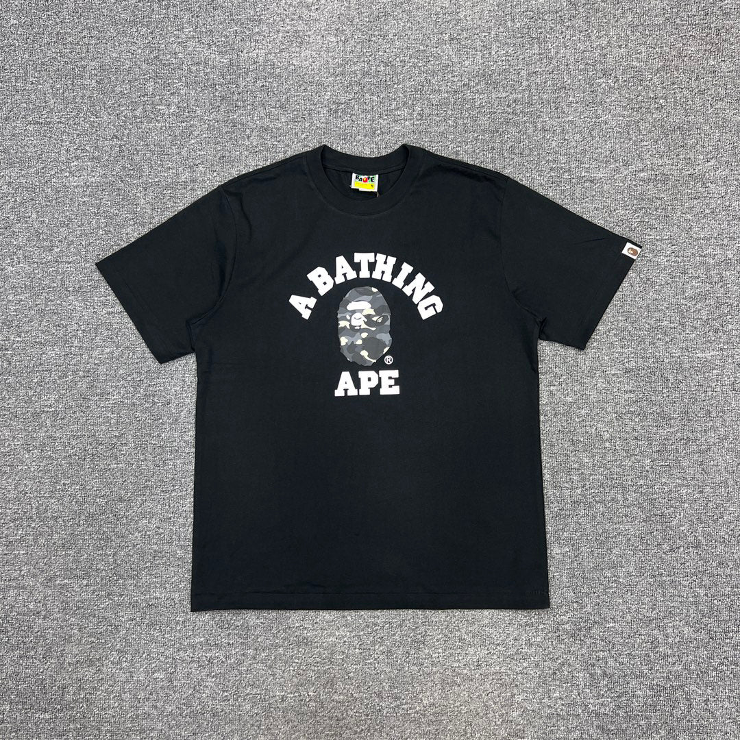 BAPE City Camo College Logo Ape Head Tee Oversized Unisex T-Shirt — Four Colourways