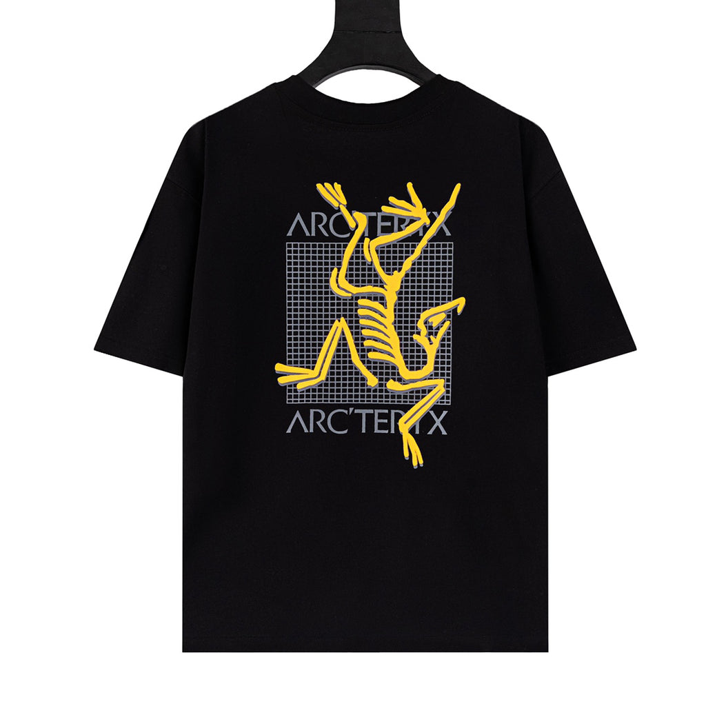 Arc'teryx Fossil Bird Grid‑Background Back Print SS T‑Shirt