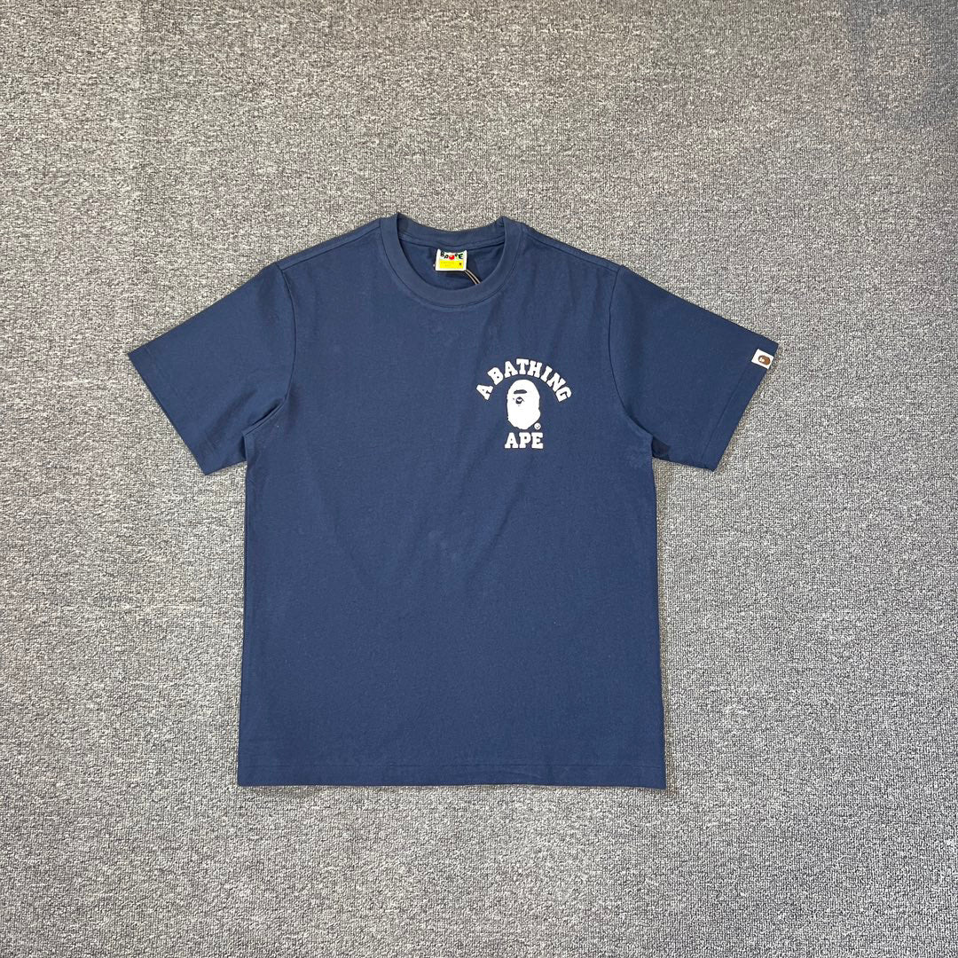 BAPE Classic College Logo Oversized Heavyweight Unisex T-Shirt