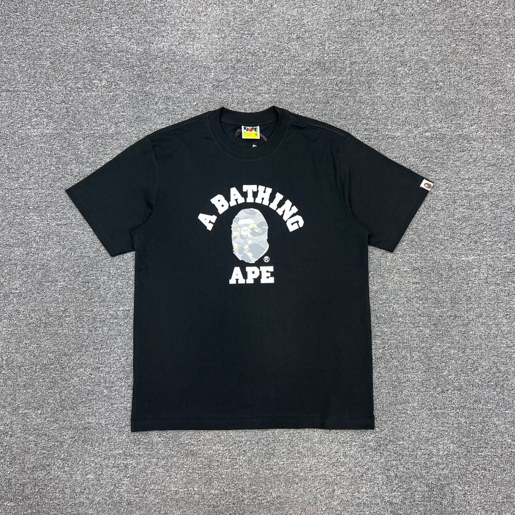 BAPE City Camo College Logo Ape Head Tee Oversized Unisex T-Shirt — Four Colourways