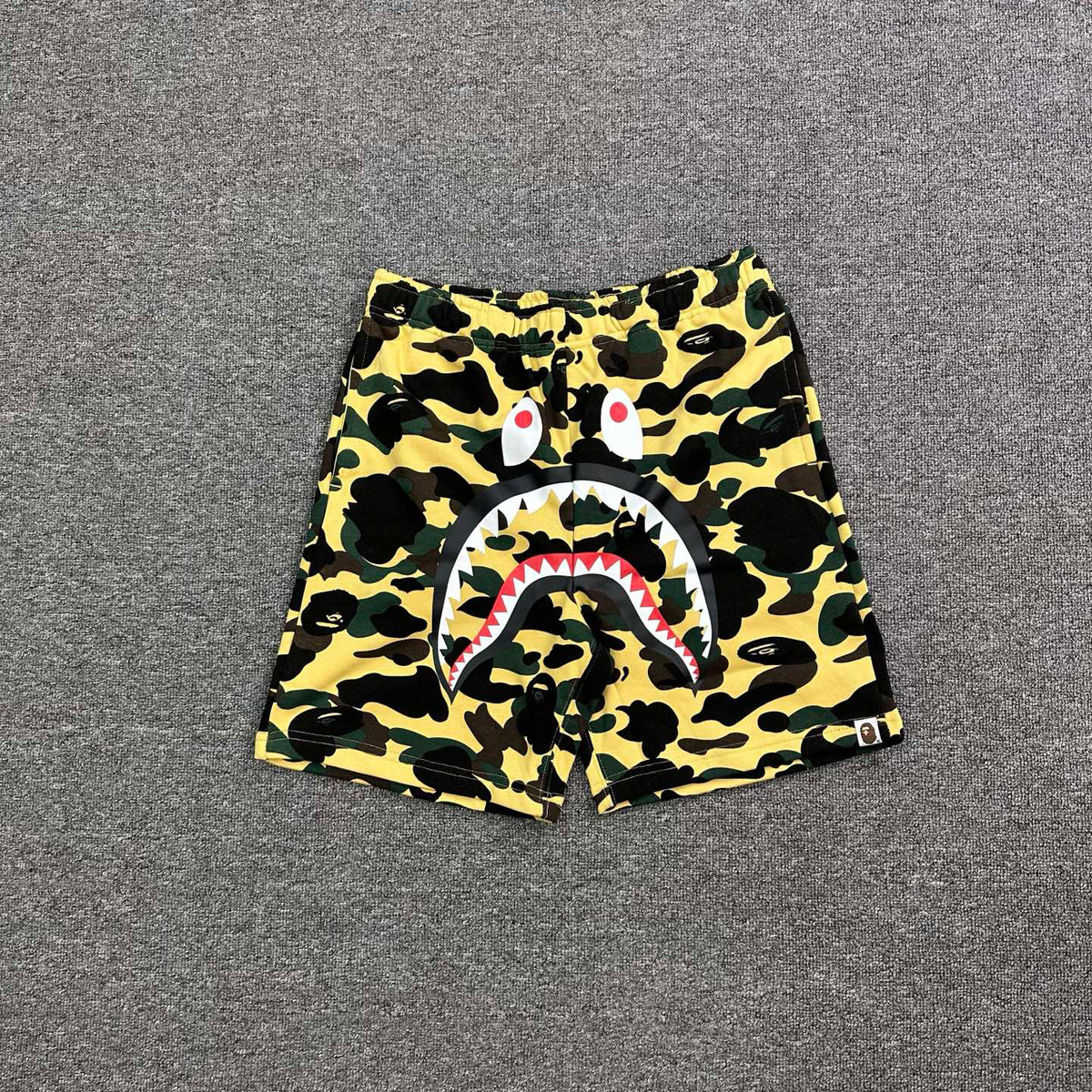 BAPE Camo Shark Shorts
