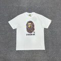 BAPE Fans Draw Hand-Drawn Sketch Ape Head Tee Oversized Unisex T-Shirt — By Bathing Ape