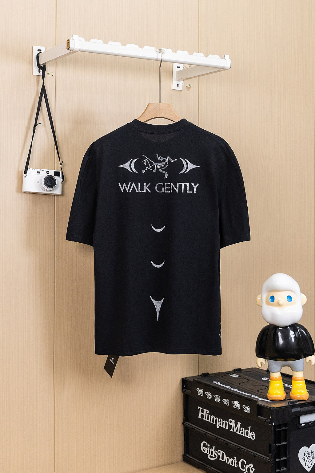 2026 SS Arc'teryx Short‑Sleeve T‑Shirt, Front‑Back Large Graphic Logo Print, Unisex Oversized Tee