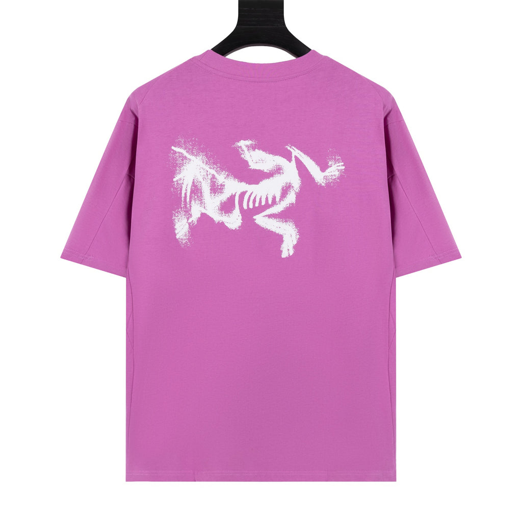 Arc'teryx  Back Bird Logo Crew Neck Short‑Sleeve T‑Shirt, Unisex Relaxed Fit Tee