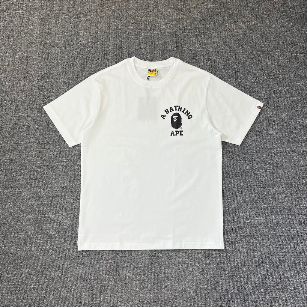 BAPE Classic College Logo Oversized Heavyweight Unisex T-Shirt