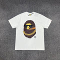 BAPE Los Angeles Exclusive Smoking Ape Head Cuban Chain Cigar OG Tee Oversized Unisex T-Shirt