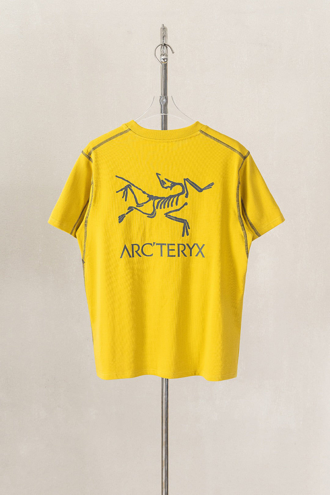 Arc'teryx Contrast Stitch Detail Bird Logo Short Sleeve Tee, Casual Daily Top