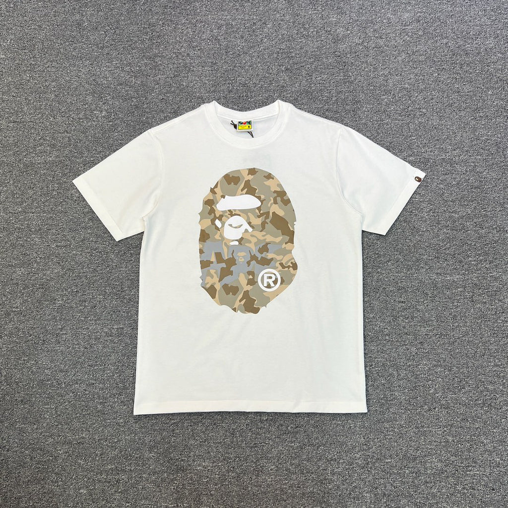 BAPE Desert Camo + Blue Camo Ape Head Double-Sided Print Tee Oversized Unisex T-Shirt — 4 Colourways