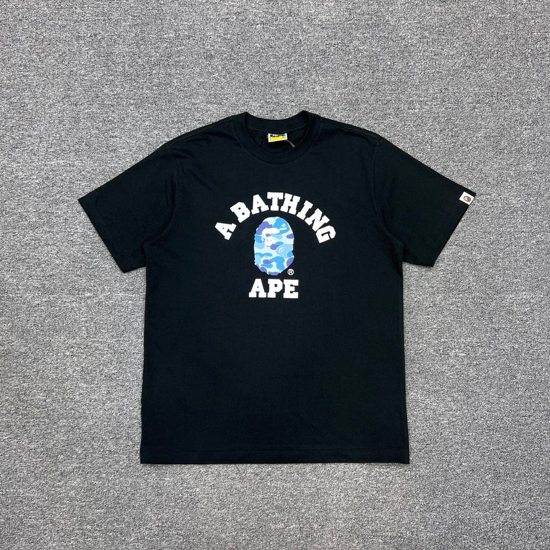 BAPE ABC Camo Ape Head College Tee Oversized Unisex T-Shirt