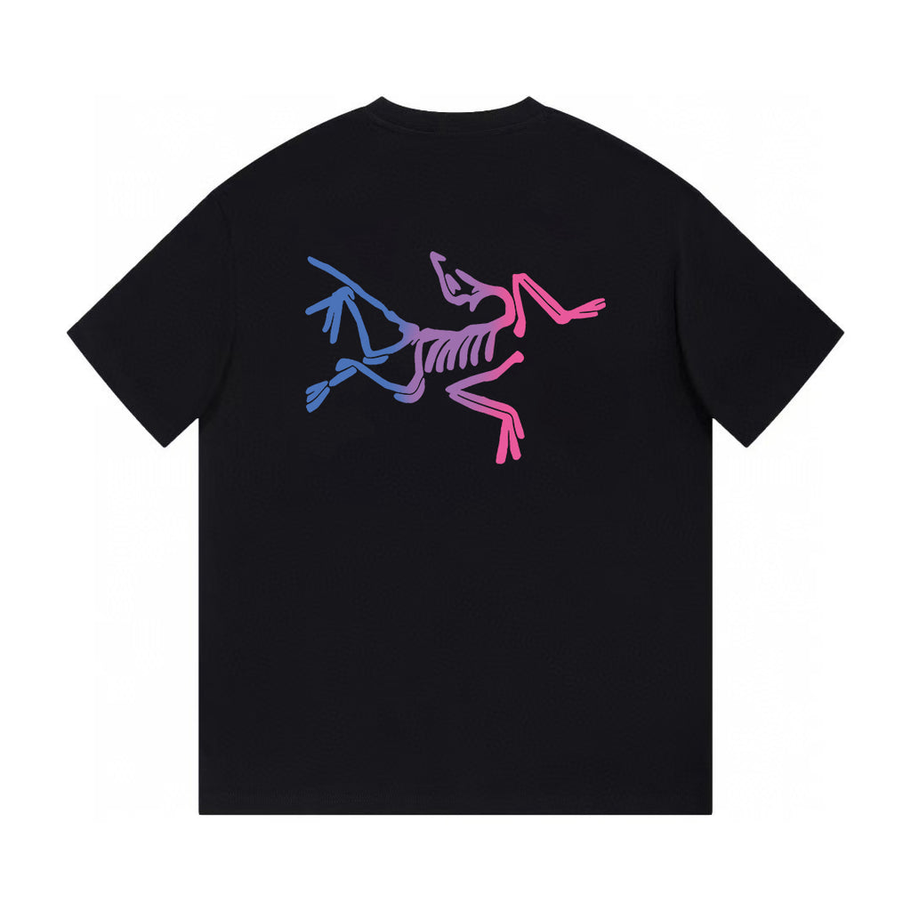 Arc'teryx Front‑Back Gradient Bird Skeleton Short‑Sleeve T‑Shirt Unisex