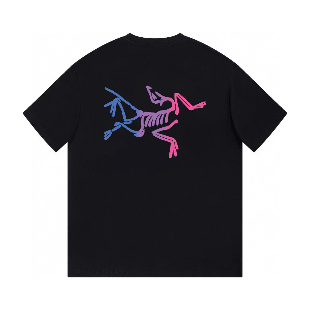 Arc'teryx Front‑Back Gradient Bird Skeleton Short‑Sleeve T‑Shirt Unisex