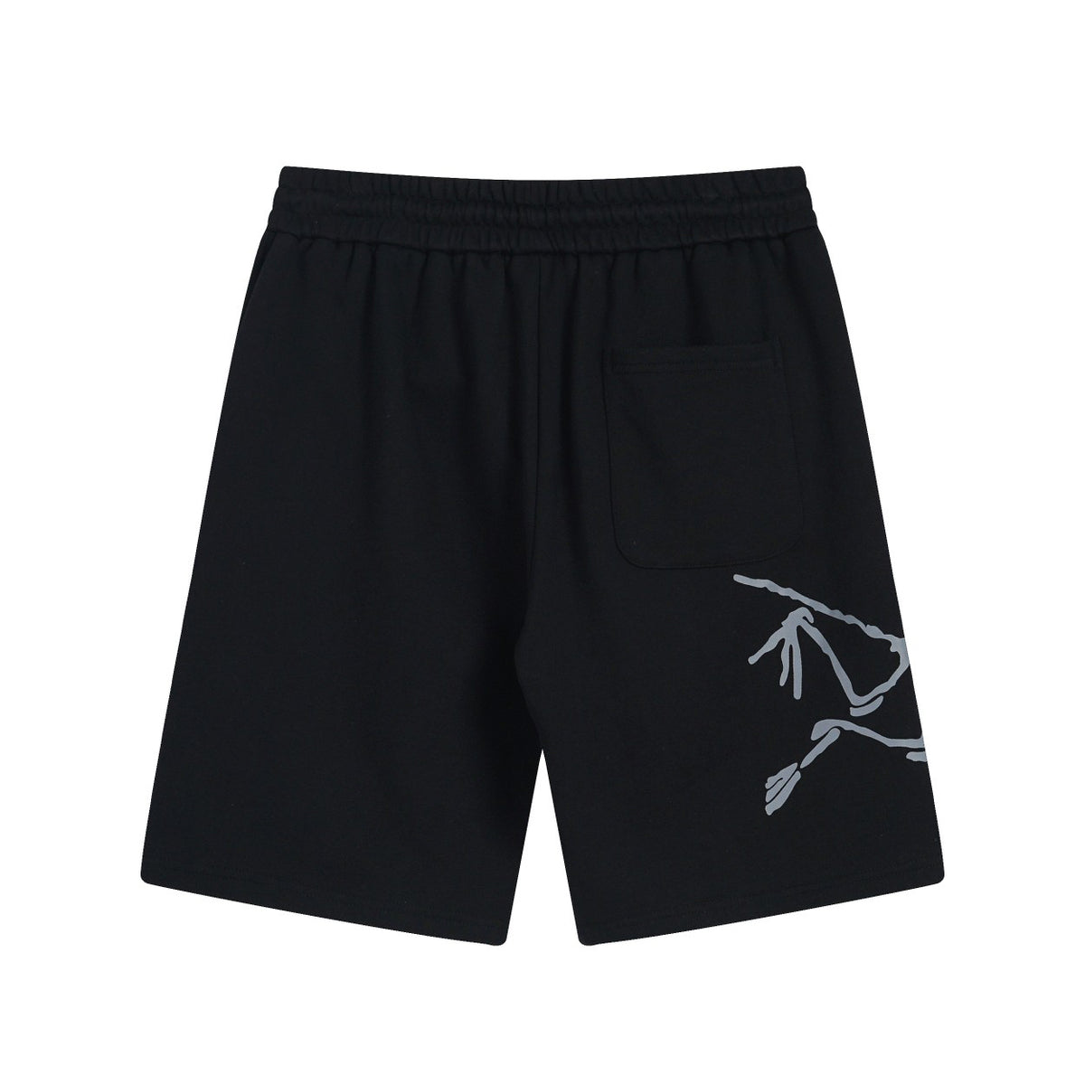 Arc'teryx Skeleton Fossil‑Bird Graphic Drawstring Sweat Shorts