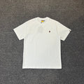 BAPE SS25 Small Ape Head Embroidered Badge Minimalist Oversized Heavyweight Unisex T-Shirt