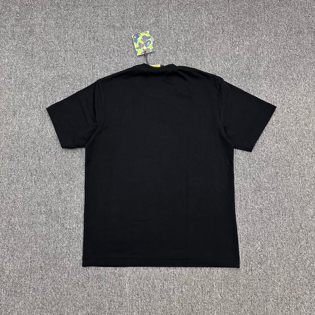 BAPE SS26 ABC Camo Ape Head College T-Shirt — Blue Camo / Pink Camo