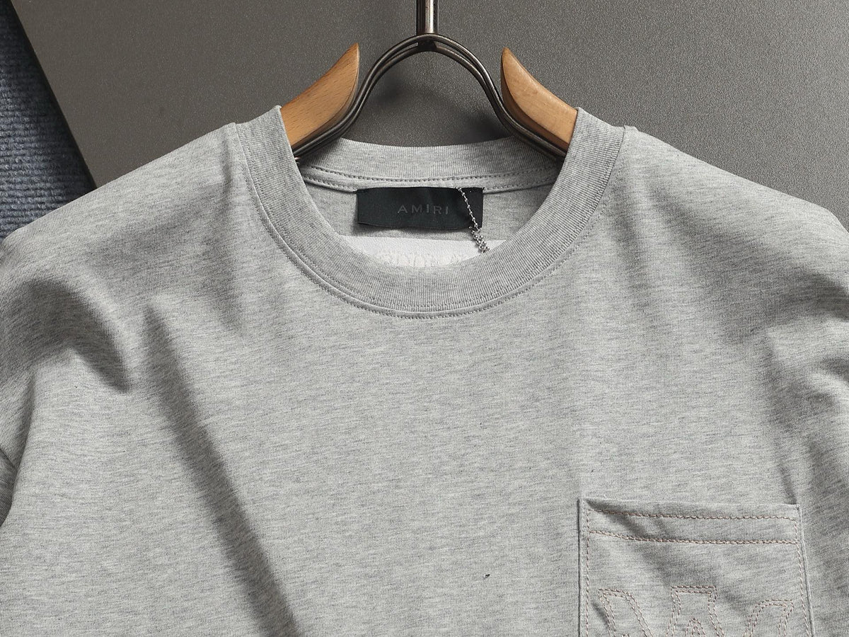 Amiri Crew‑Neck Pocket Short‑Sleeve T‑Shirt