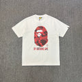 BAPE SS25 "By Bathing Ape" Camo-Fill Large Ape Head Oversized Heavyweight Unisex T-Shirt