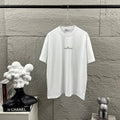 Stone Island Spring–Summer 2026 Dual-Technique T-Shirt - Silicone Compass Star Logo at Chest, Heat-Transfer Back Print