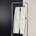 Stone Island Wide-Leg Straight Cargo Trousers with Compass Badge