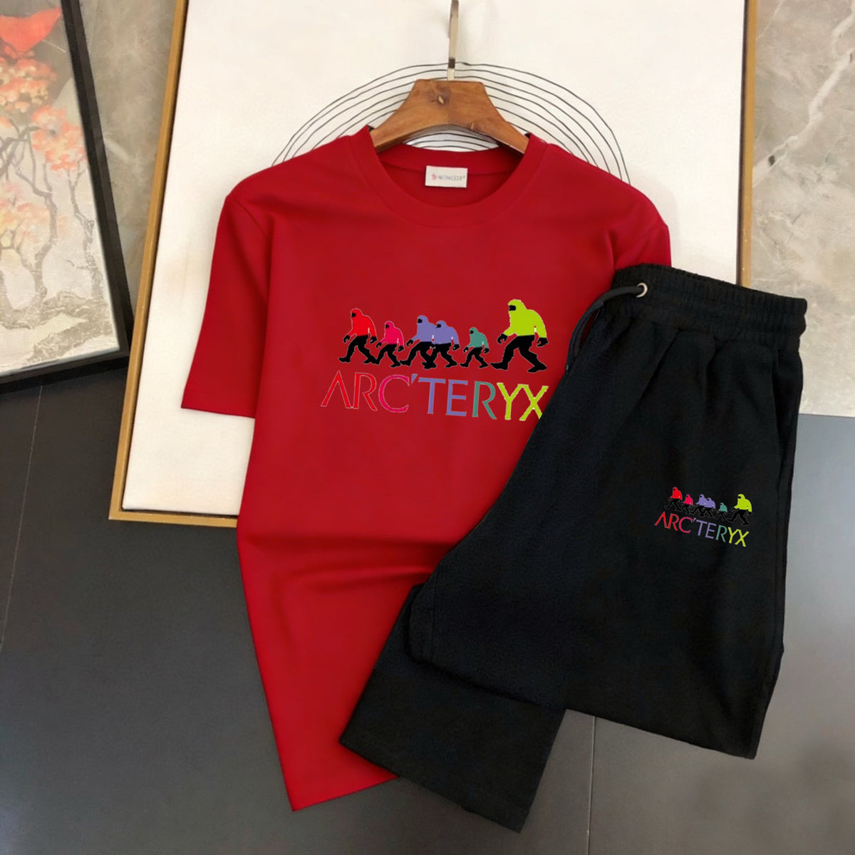 Arc'teryx Evolution Graphic T‑Shirt & Shorts Set Unisex Outfit
