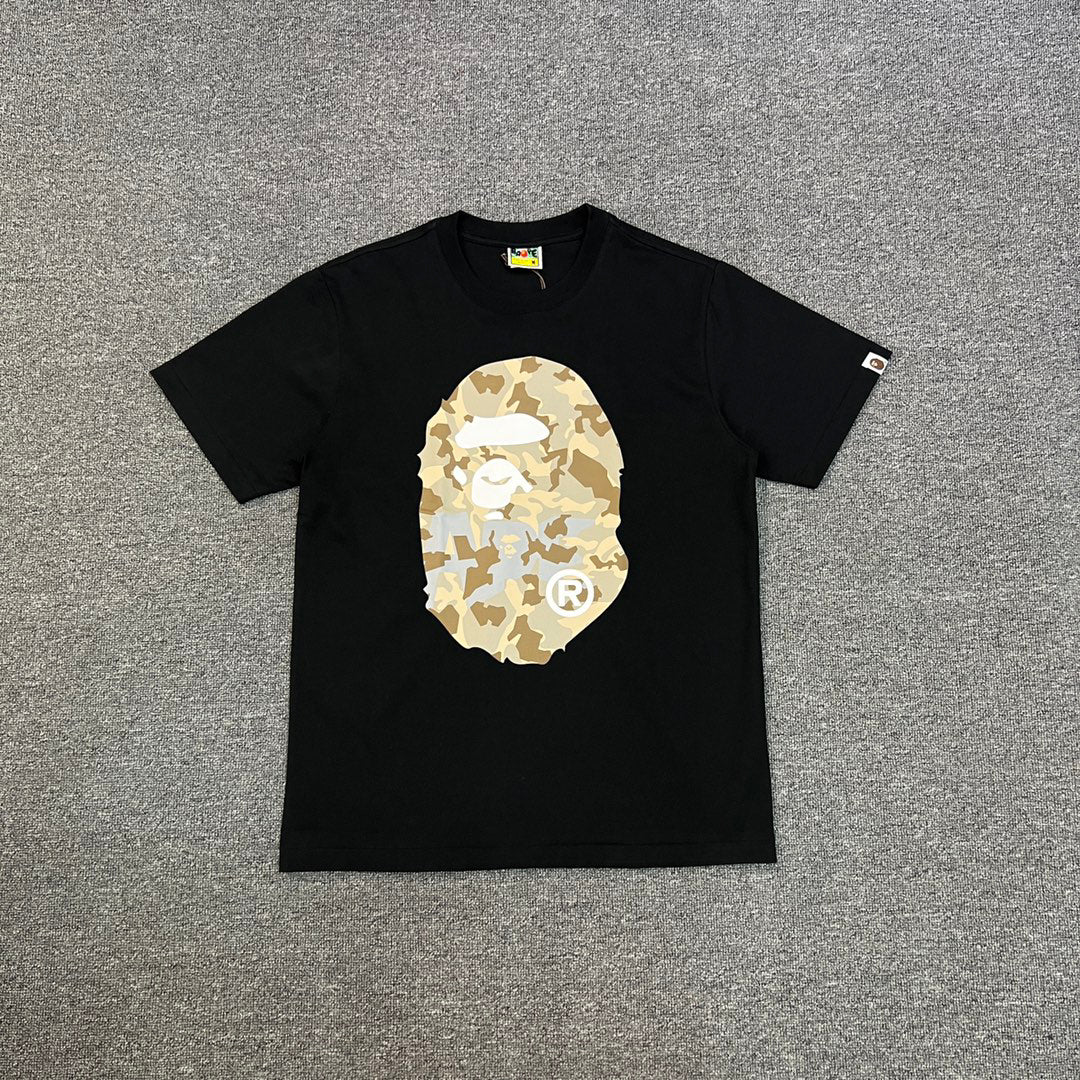 BAPE Desert Camo + Blue Camo Ape Head Double-Sided Print Tee Oversized Unisex T-Shirt — 4 Colourways