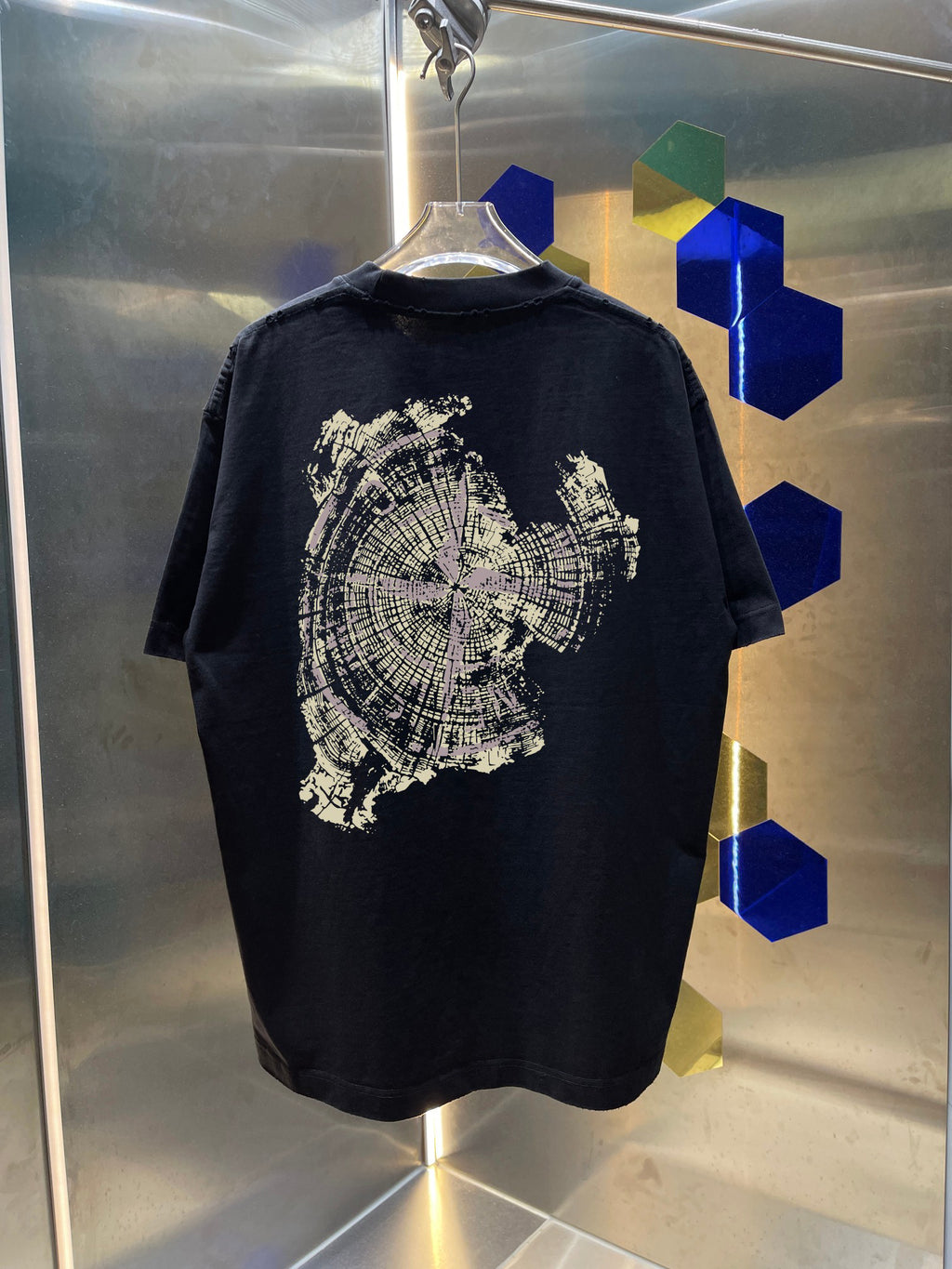 Stone Island 320gsm Washed Heavyweight Crew Neck T-Shirt with Embroidered Logo