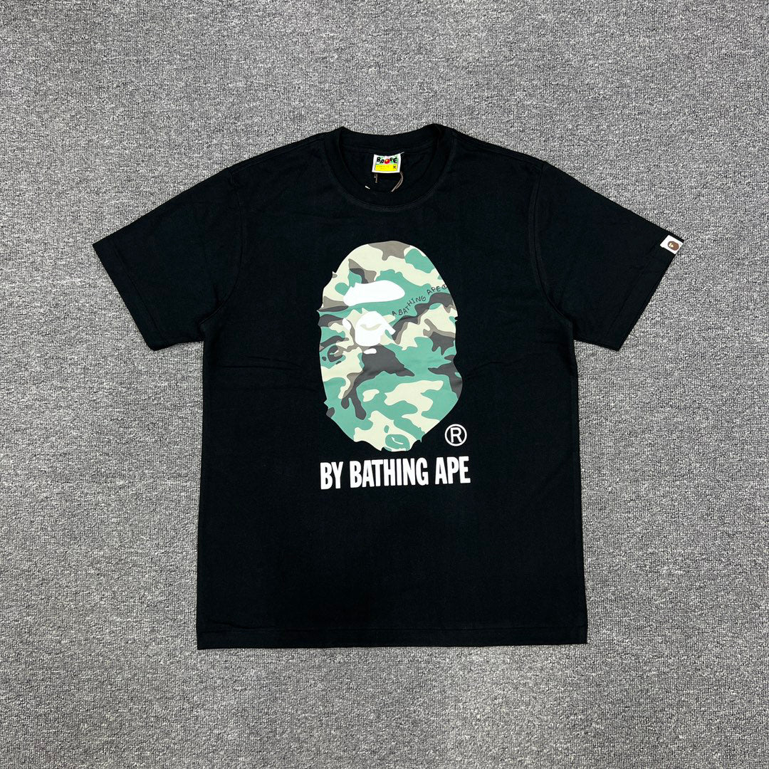 BAPE ABC Forest Camo Ape Head By Bathing Ape Tee Oversized Unisex T-Shirt