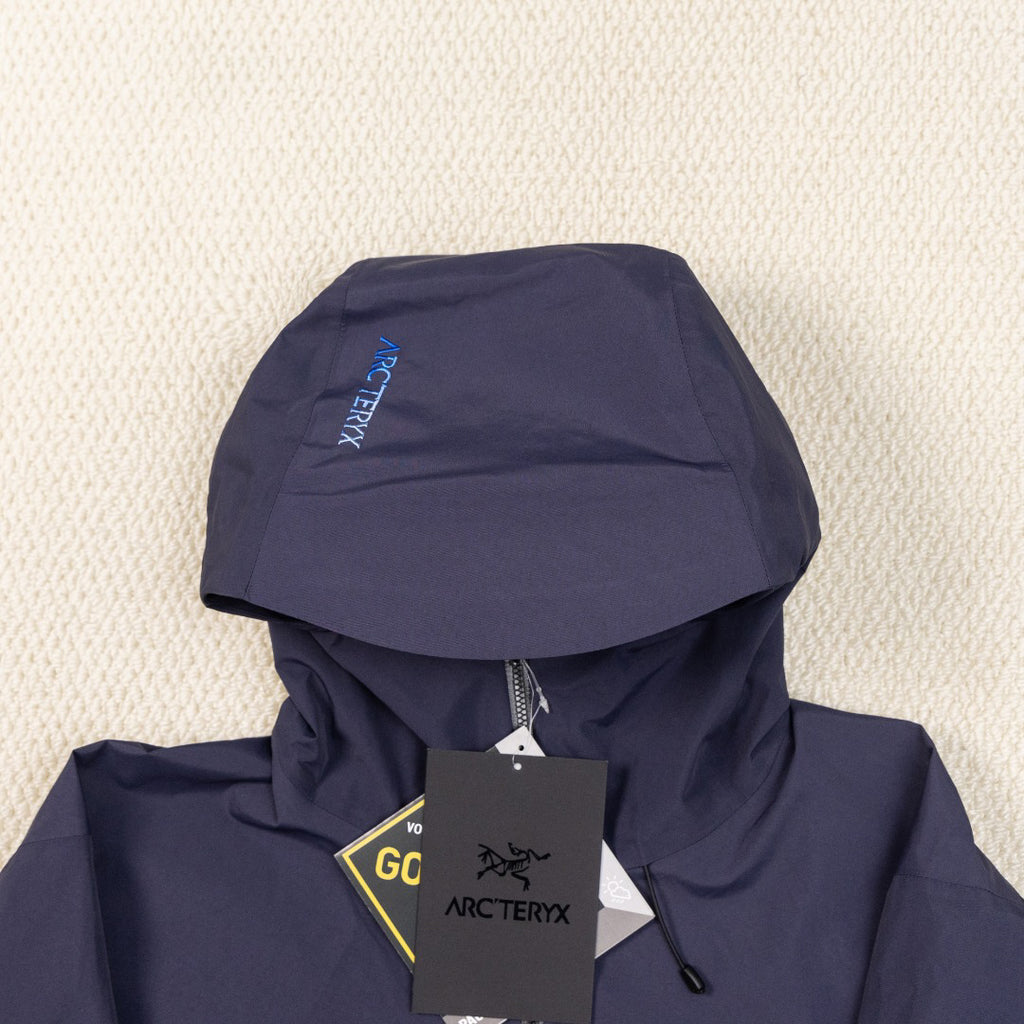 Arc'teryx GORE‑TEX Color‑Block Hooded Waterproof Shell Jacket