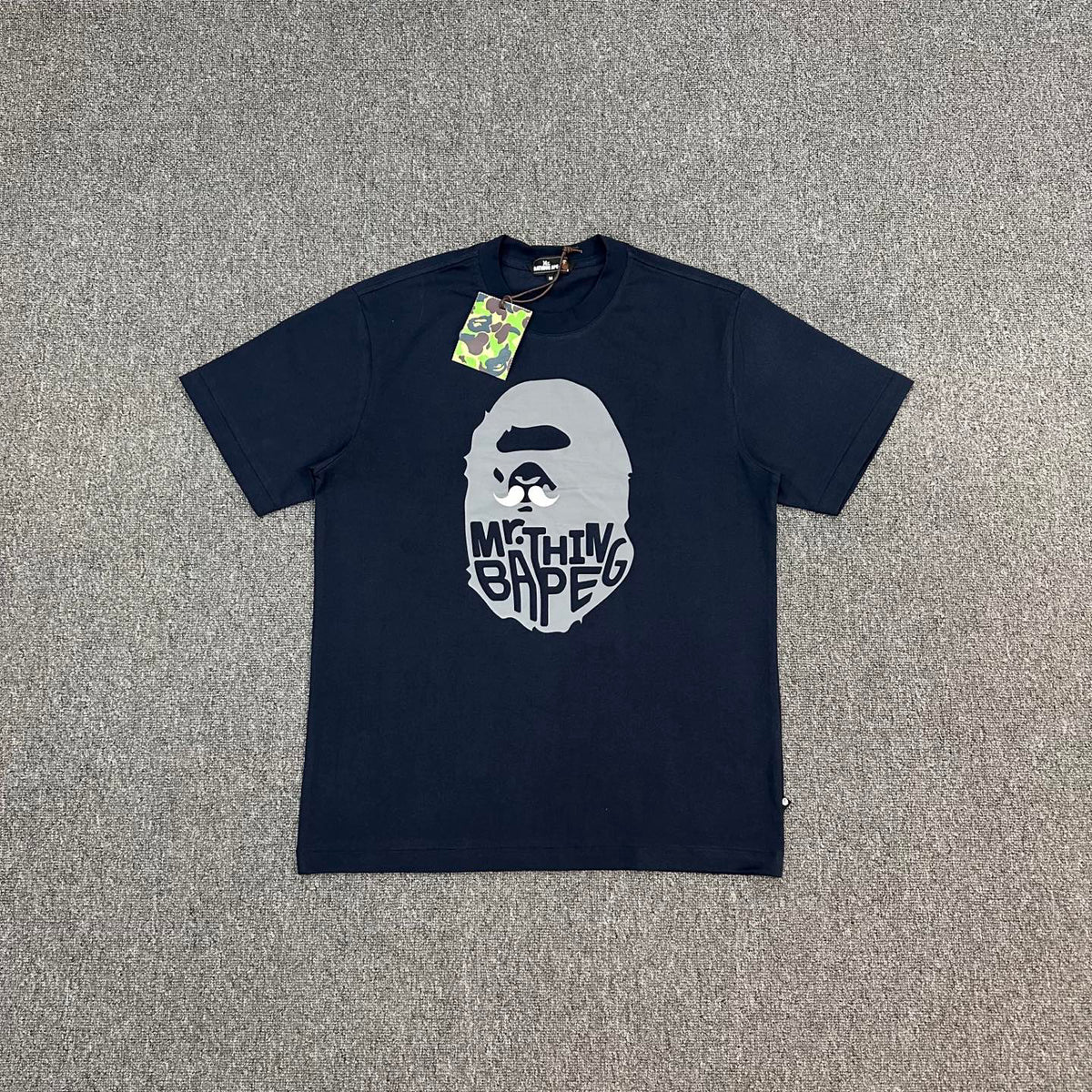 BAPE SS25 Mr. Bathing Bape Bearded Gentleman Ape Oversized Heavyweight Unisex T-Shirt