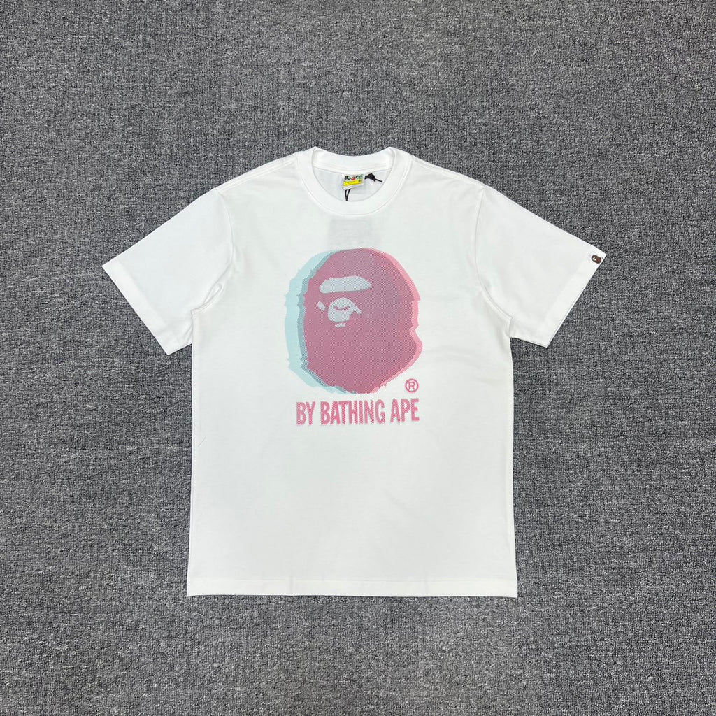 BAPE Glitch Art Ape Head Oversized Unisex T-Shirt