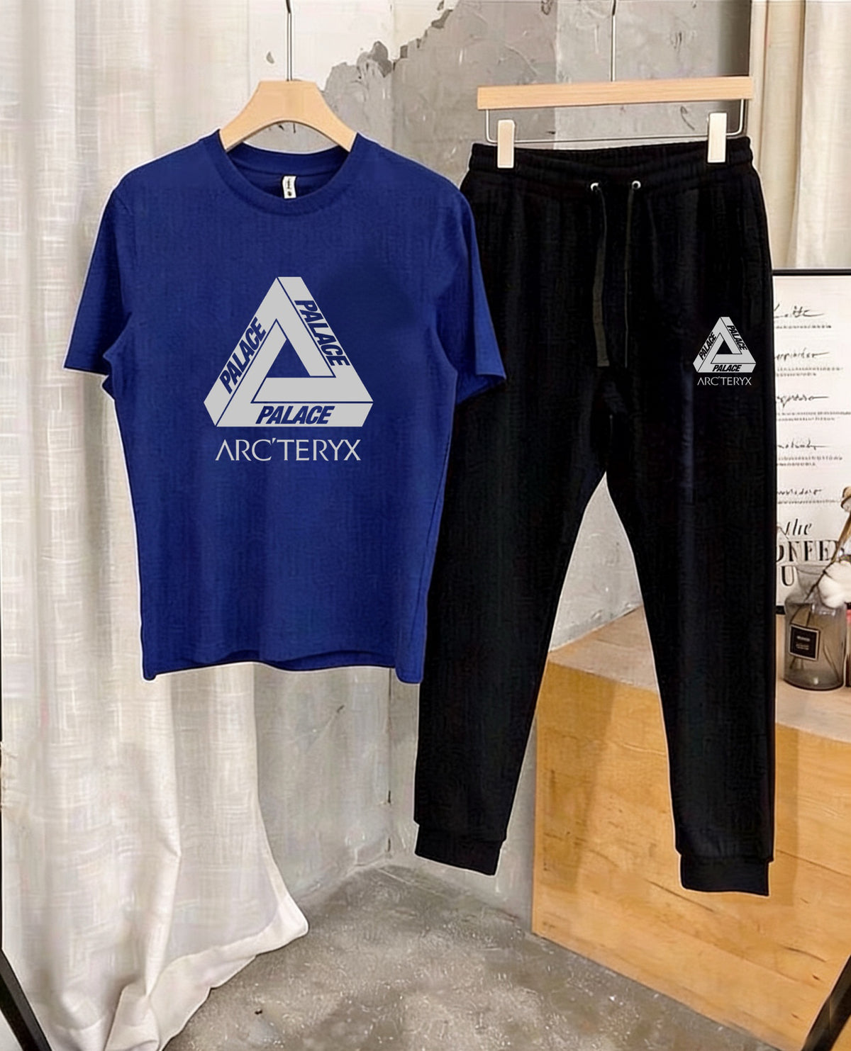 Palace × Arc'teryx Triangle Graphic T‑Shirt & Jogger Pants Set Unisex