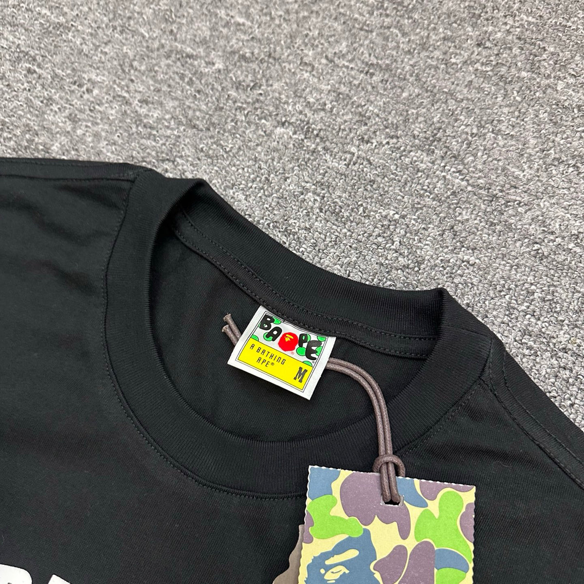 BAPE x Liberty Walk SS26 Badge T-Shirt - Black / White