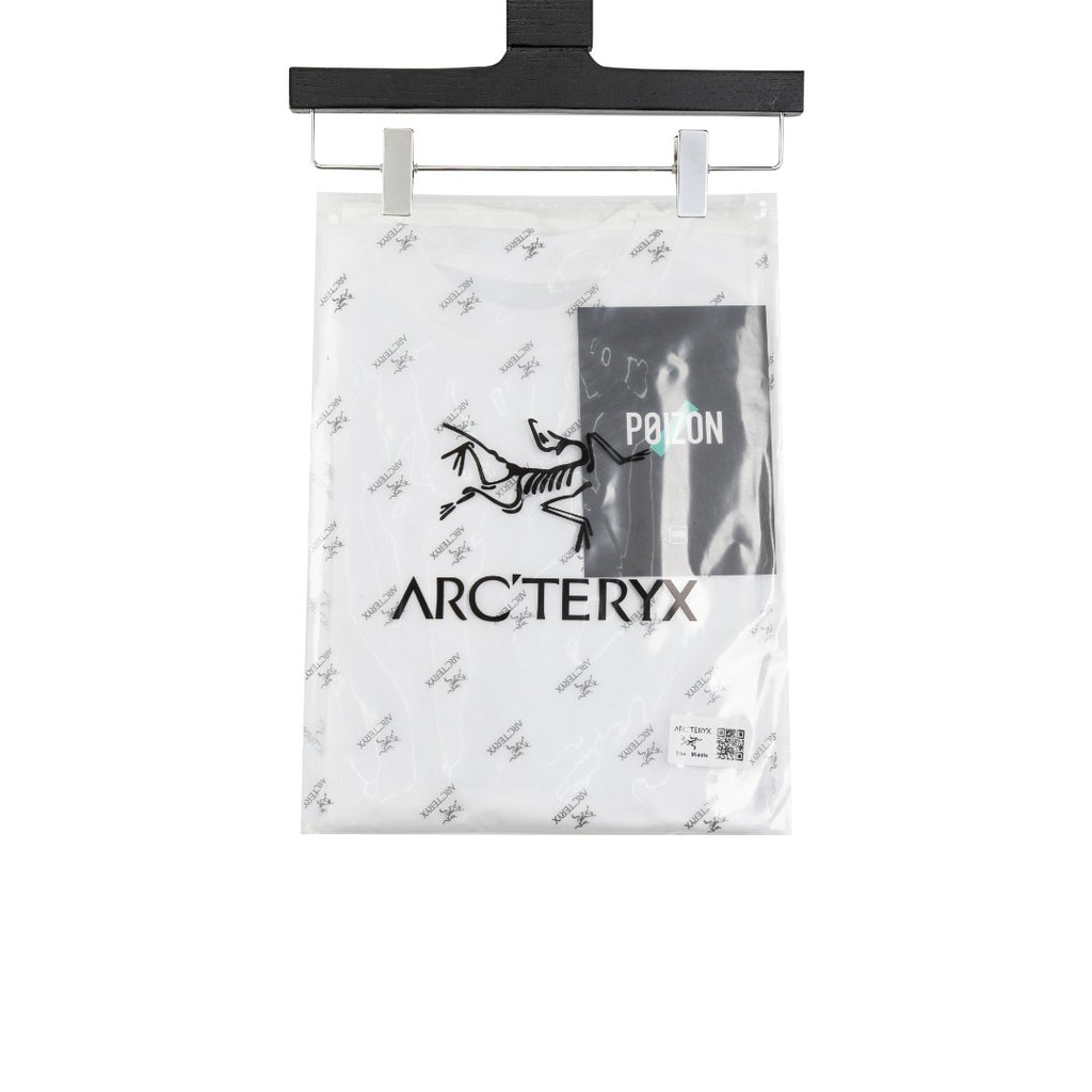 Arc'teryx Large Back Skeleton Logo Crew Neck Short‑Sleeve T‑Shirt, Unisex Relaxed Fit Tee