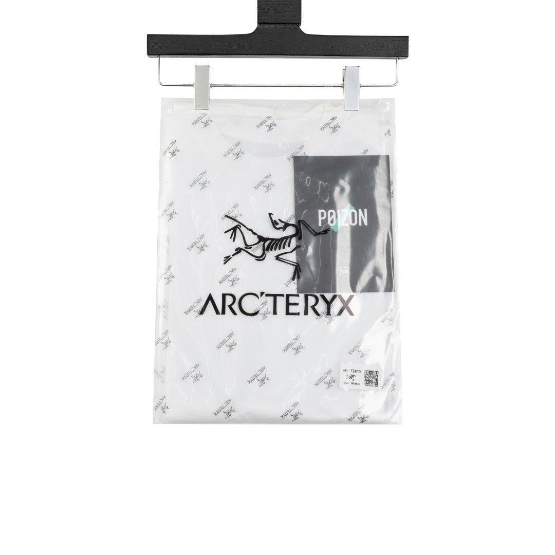 Arc'teryx Large Back Skeleton Logo Crew Neck Short‑Sleeve T‑Shirt, Unisex Relaxed Fit Tee