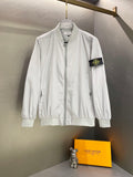 Stone Island High-Gloss Nylon Compass Badge Bomber Jacket - 3 Colors