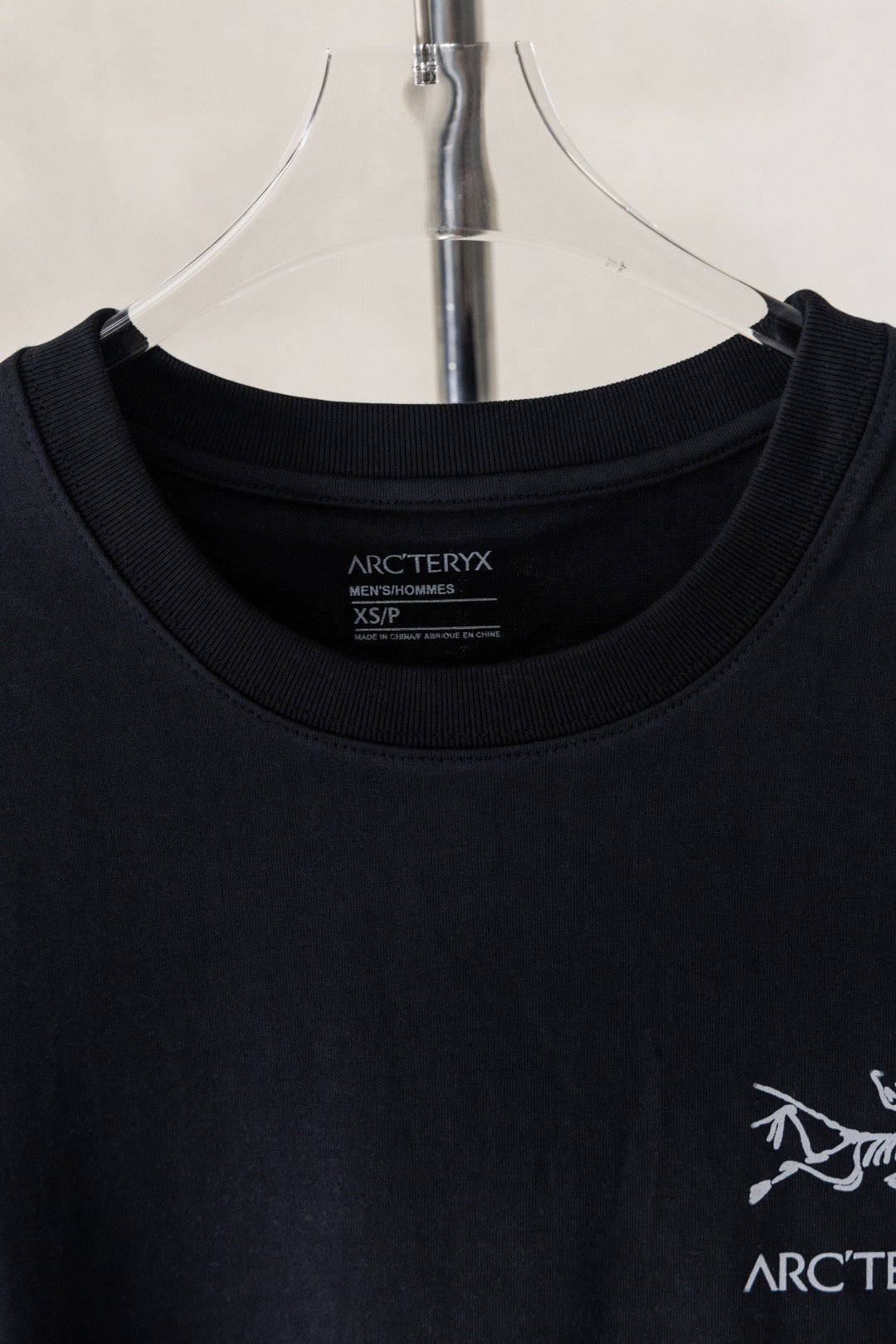 Arc'teryx Contrast‑Stitch Bird Logo Crew‑Neck Short‑Sleeve T‑Shirt