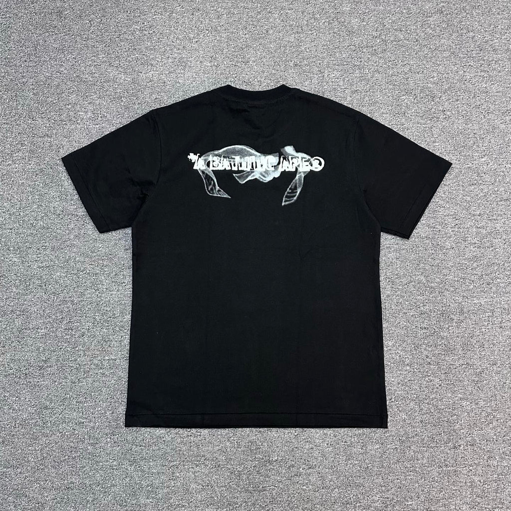 BAPE FW25 Mosquito Coil Ink Wash Ape Sumi-E Oversized Heavyweight Unisex T-Shirt
