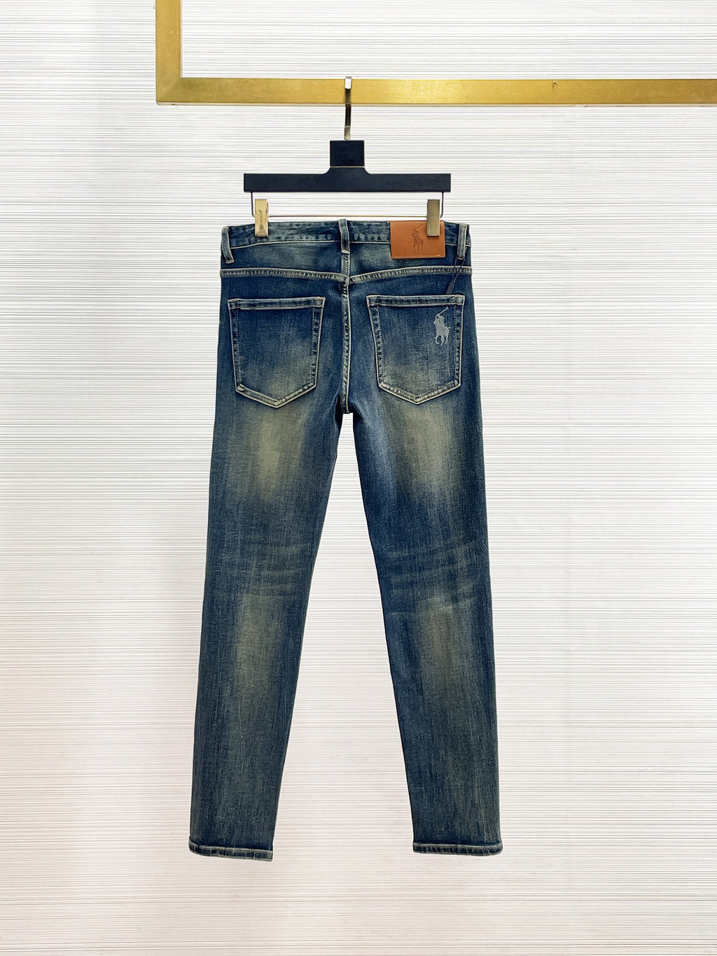 Ralph Lauren Men's Vintage Faded Slim‑Fit Denim Jeans