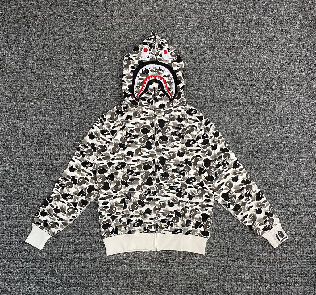 BAPE City Camo Shark Full-Zip Hoodie - Xintiandi 10th Anniversary Limited