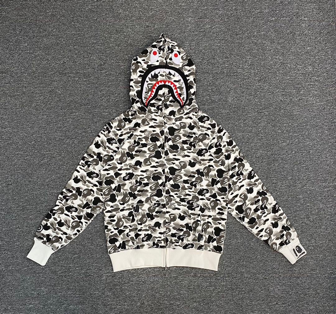 BAPE City Camo Shark Full-Zip Hoodie - Xintiandi 10th Anniversary Limited