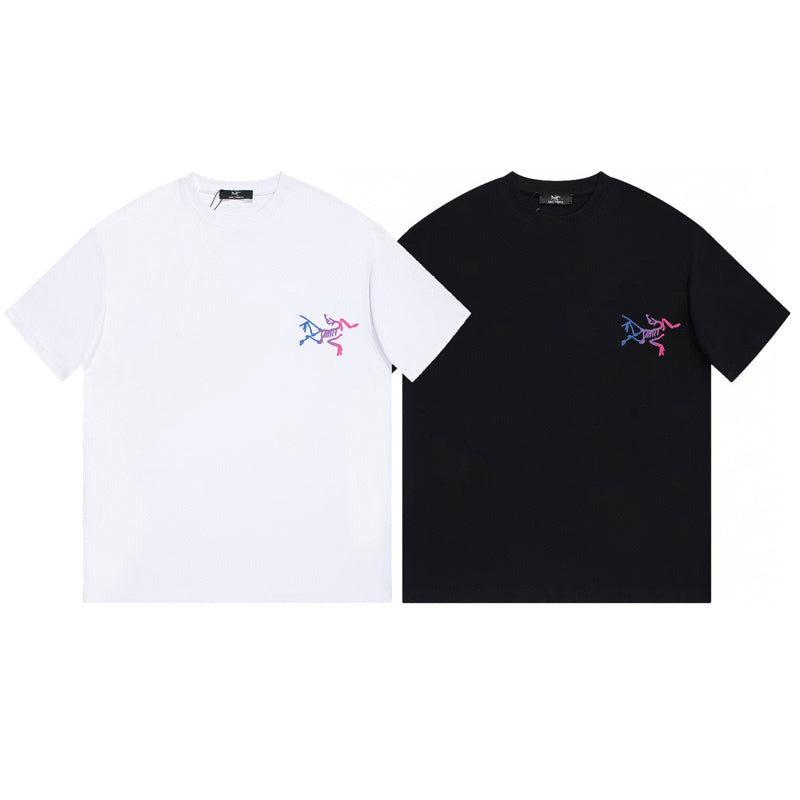 Arc'teryx Front‑Back Gradient Bird Skeleton Short‑Sleeve T‑Shirt Unisex