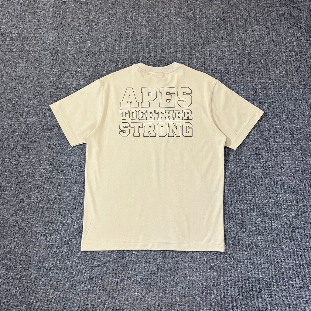 BAPE Classic College Logo Oversized Heavyweight Unisex T-Shirt