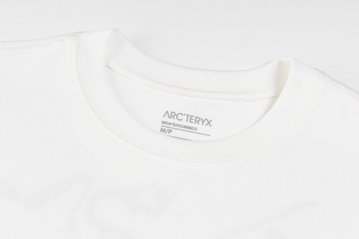 Arc'teryx Red Bird Logo Crew Neck Short‑Sleeve T‑Shirt, Unisex Relaxed Fit Tee