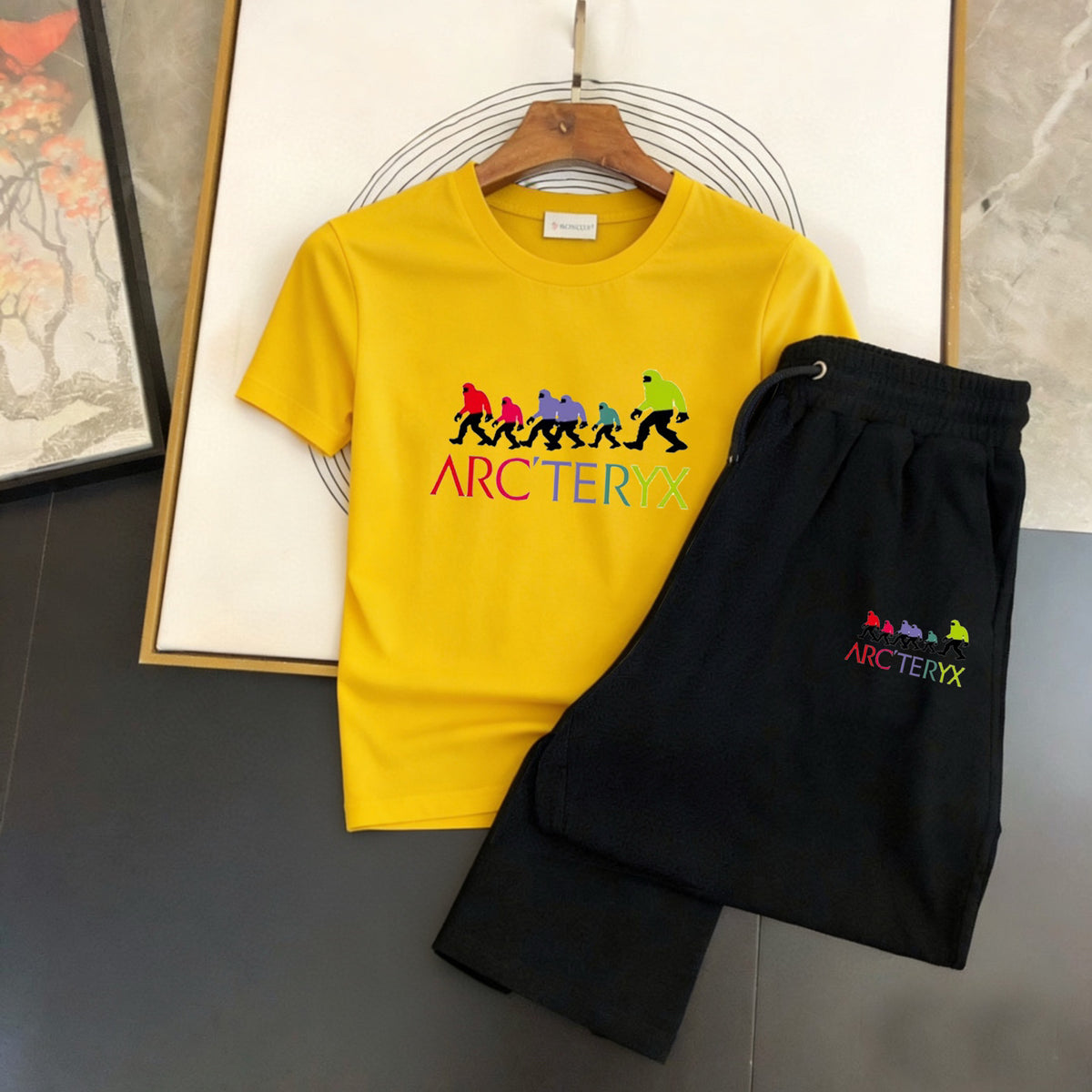 Arc'teryx Evolution Graphic T‑Shirt & Shorts Set Unisex Outfit