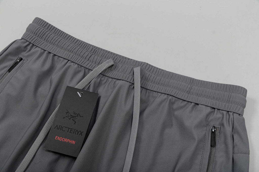 Arc'teryx Side Letter Logo Zipper Pocket Drawstring Outdoor Shorts