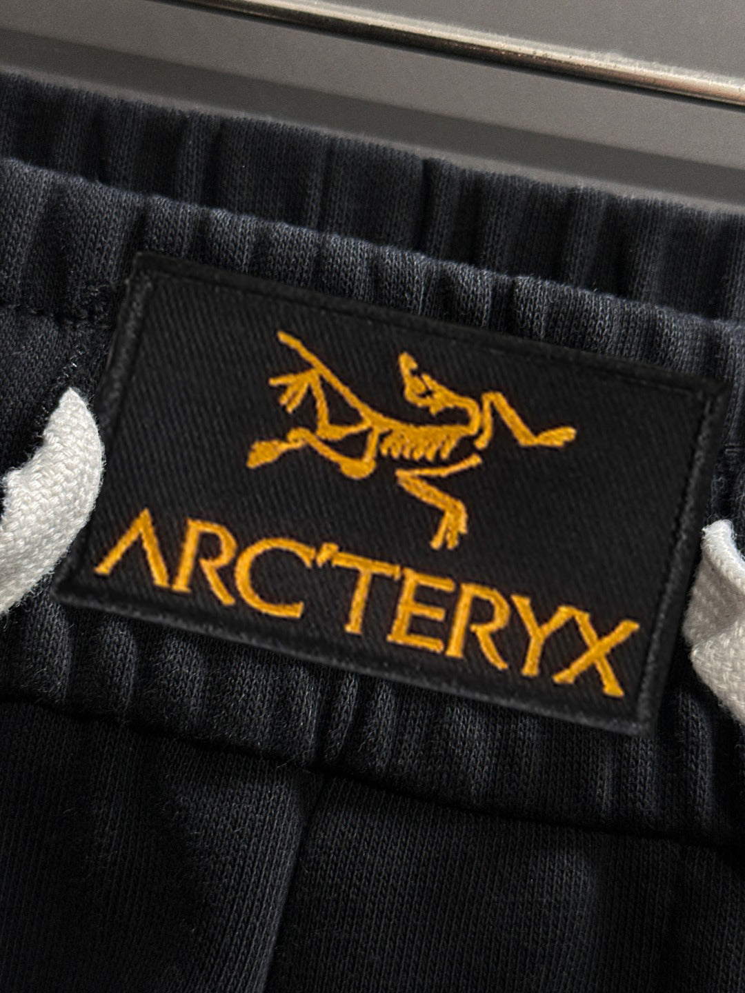 Arc'teryx Gold Archaeopteryx Embroidered Elastic Waist Casual Shorts